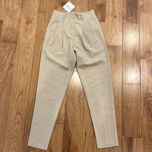 NWT Showpo camel/tan high waisted pants size 2